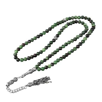Anyolit Doğal Taş Tesbih 99luk - 6mm - Doğal Taş (1)