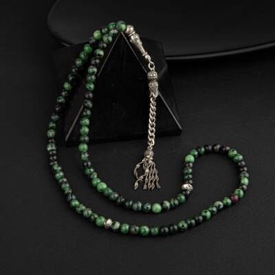 Anyolit Doğal Taş Tesbih 99luk - 6mm - 3