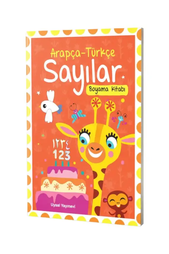 Arapça Türkçe Sayılar Boyama Kitabı - 1