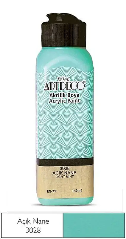 Artdeco Akrilik Boya 140 ml Açık Nane - 2