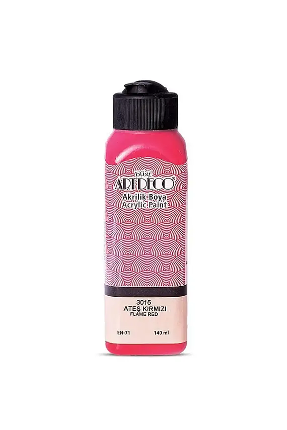 Artdeco Akrilik Boya 140 ml Ateş Kırmızı - 1
