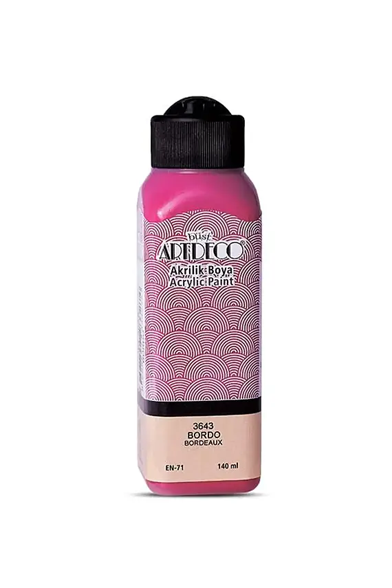 Artdeco Akrilik Boya 140 ml Bordo - 1