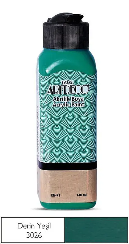 Artdeco Akrilik Boya 140 ml Derin Yeşil - 1