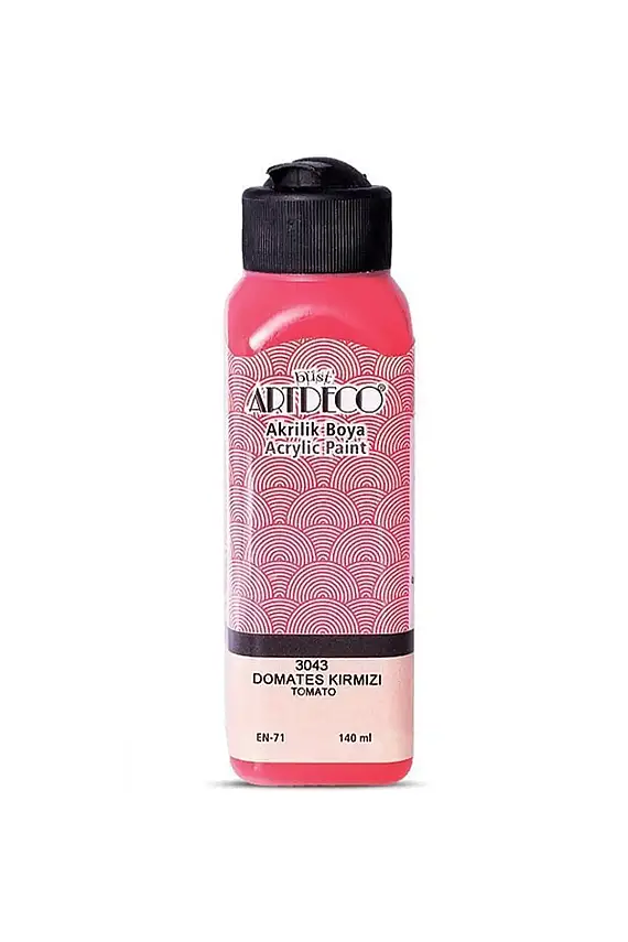 Artdeco Akrilik Boya 140 ml Domates Kırmızı - 1