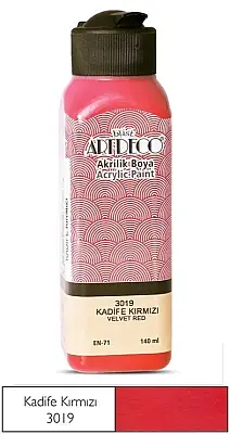 Artdeco Akrilik Boya 140 ml Kadife Kırmızı - Artdeco (1)