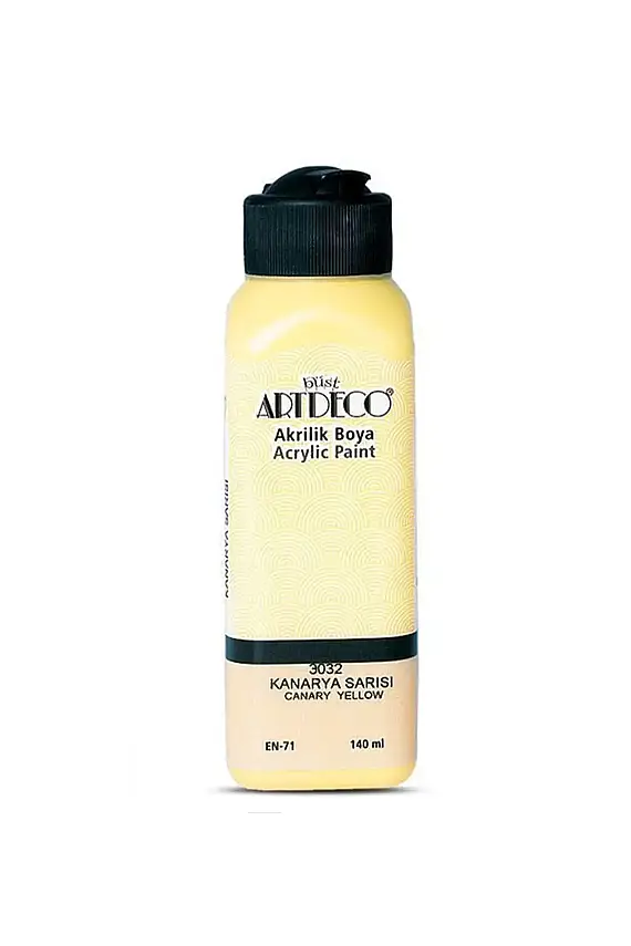 Artdeco Akrilik Boya 140 ml Kanarya Sarı - 1