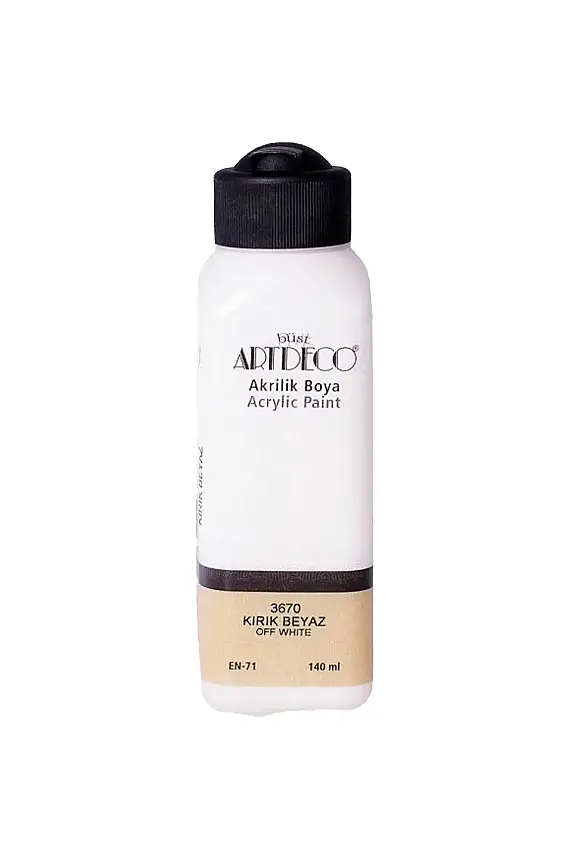 Artdeco Akrilik Boya 140 ml Kırık Beyaz - 1