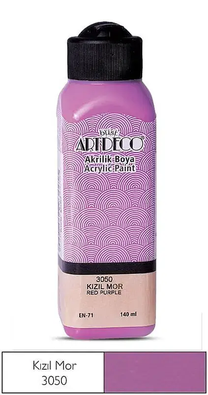 Artdeco Akrilik Boya 140 ml Kızıl Mor - 2
