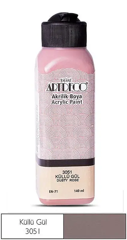 Artdeco Akrilik Boya 140 ml Küllü Gül - 2