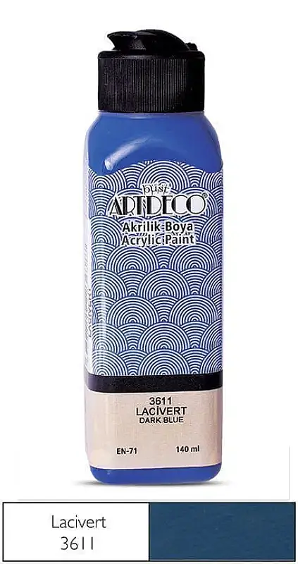 Artdeco Akrilik Boya 140 ml Lacivert - 2