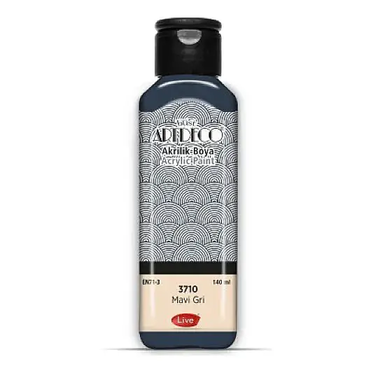 Artdeco Akrilik Boya 140 ml Mavi Gri - 1