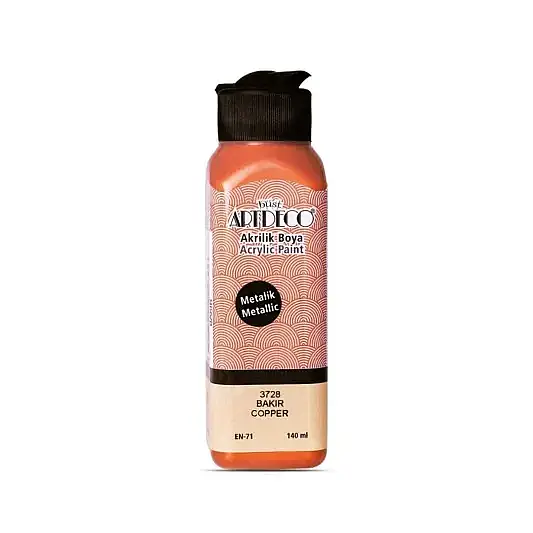 Artdeco Akrilik Boya 140 ml Metalik Bakır - 1