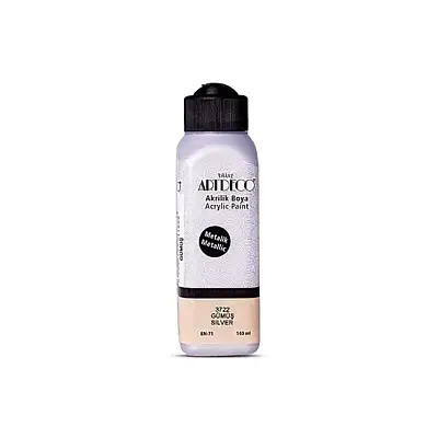 Artdeco Akrilik Boya 140 ml Metalik Gümüş - 1