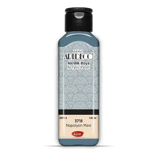 Artdeco Akrilik Boya 140 ml Napolyon Mavi - 2