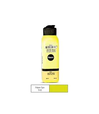 Artdeco Akrilik Boya 140 ml Neon Sarı - Artdeco (1)