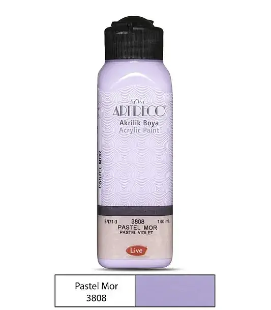 Artdeco Akrilik Boya 140 ml Pastel Mor - 2