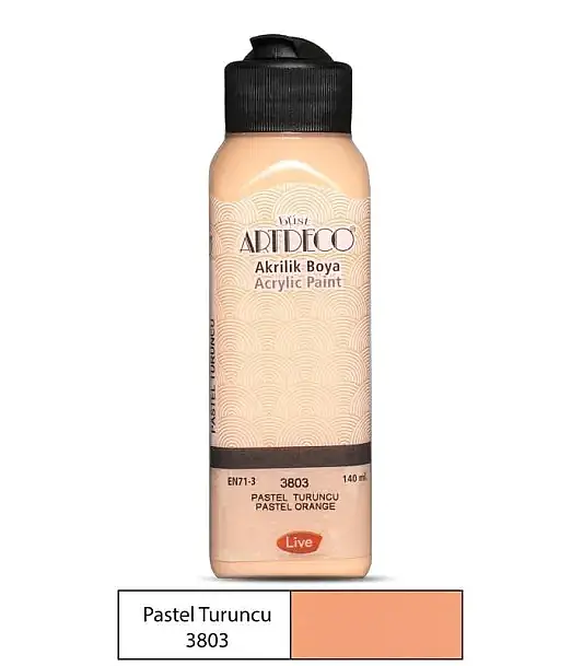 Artdeco Akrilik Boya 140 ml Pastel Turuncu - 2