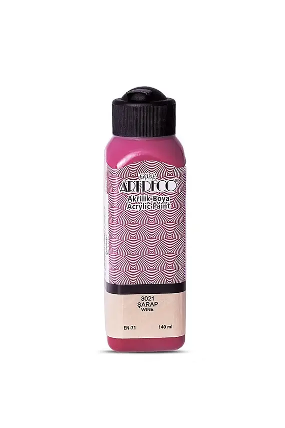 Artdeco Akrilik Boya 140 ml Şarap - 1