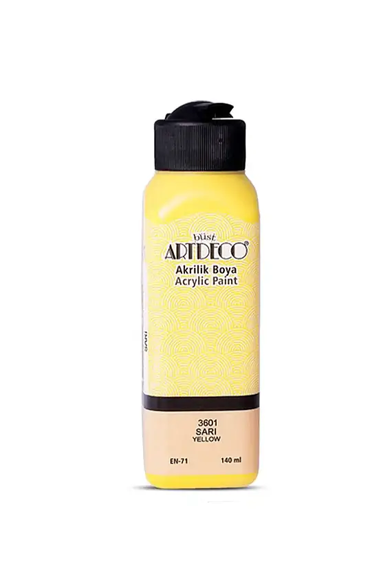 Artdeco Akrilik Boya 140 ml Sarı - 1
