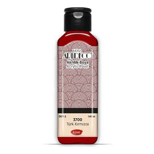 Artdeco Akrilik Boya 140 ml Türk Kırmızısı - 1