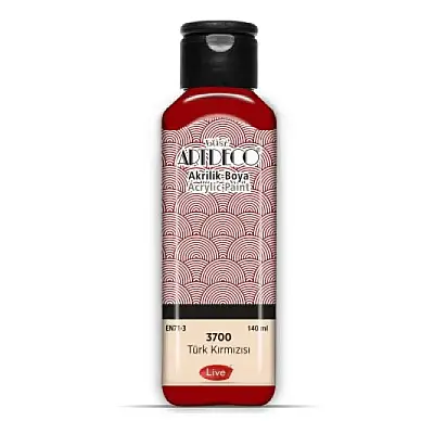 Artdeco Akrilik Boya 140 ml Türk Kırmızısı - Artdeco (1)