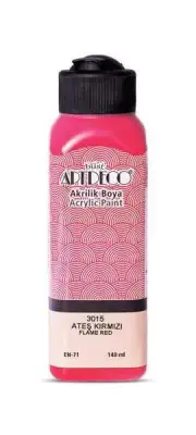 Artdeco Akrilik Boya 140ml Ateş Kırmızı - 1
