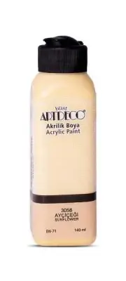 Artdeco Akrilik Boya 140ml Ayçiçeği - 1