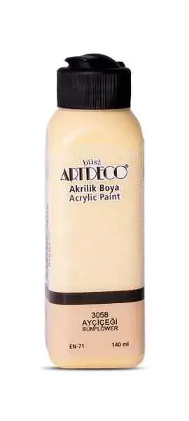 Artdeco Akrilik Boya 140ml Ayçiçeği - 2
