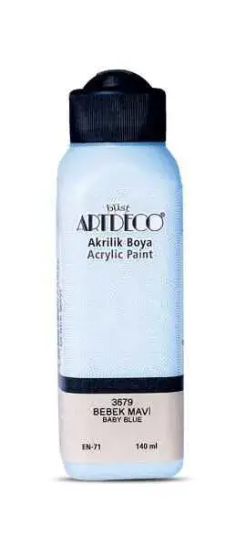 Artdeco Akrilik Boya 140ml Bebe Mavi - 1