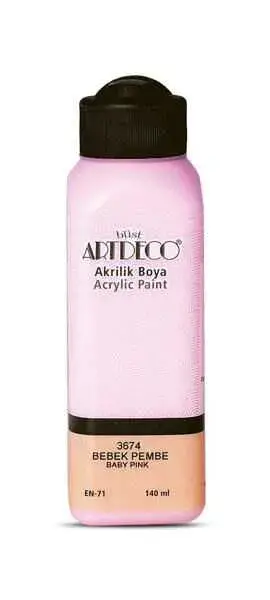 Artdeco Akrilik Boya 140ml Bebe Pembe - 1