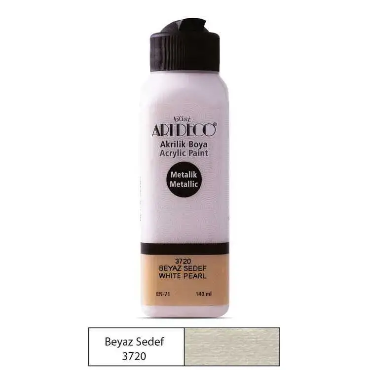 Artdeco Akrilik Boya 140ml Beyaz Sedef - 1
