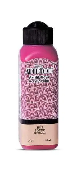 Artdeco Akrilik Boya 140ml Bordo - 1