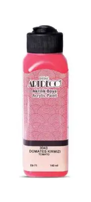 Artdeco Akrilik Boya 140ml Domates Kırmızı - 1