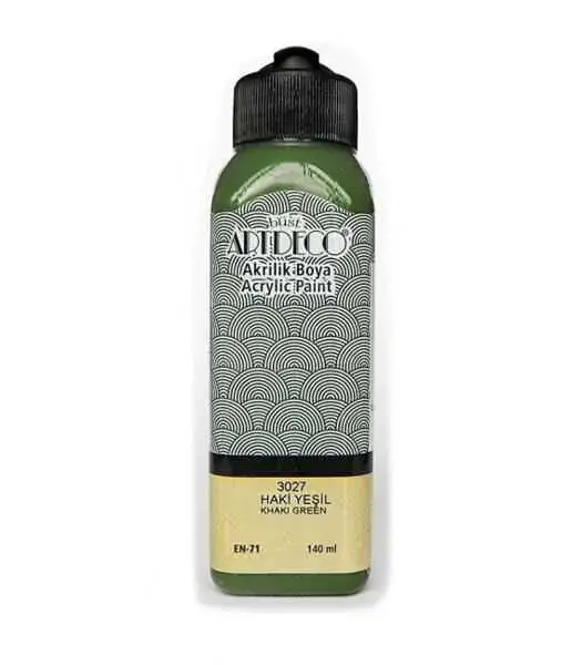 Artdeco Akrilik Boya 140ml Haki Yeşil - 1