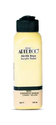 Artdeco Akrilik Boya 140ml Kanarya Sarı - 1