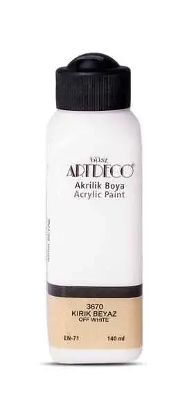 Artdeco Akrilik Boya 140ml Kırık Beyaz - 2