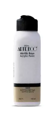 Artdeco Akrilik Boya 140ml Koton Beyaz - 2