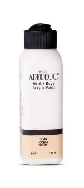 Artdeco Akrilik Boya 140ml Krem - 1