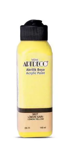 Artdeco Akrilik Boya 140ml Limon Sarı - 1