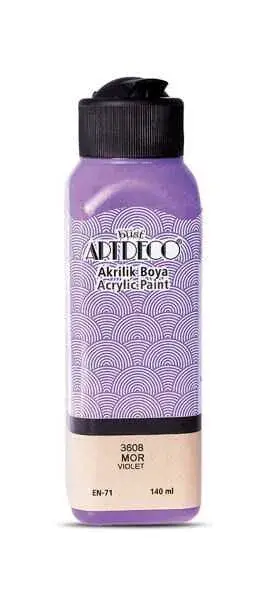 Artdeco Akrilik Boya 140ml Mor - 2