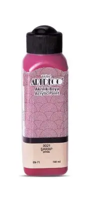 Artdeco Akrilik Boya 140ml Şarap - 1