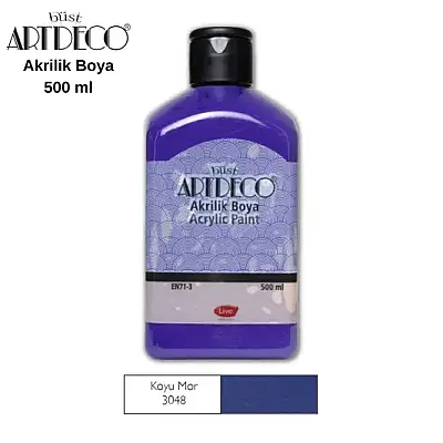 Artdeco Akrilik Boya 500 ml Koyu Mor - Artdeco (1)