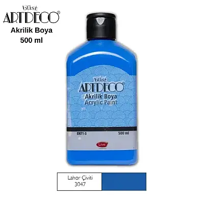 Artdeco Akrilik Boya 500 ml Lahor Çivit - Artdeco (1)