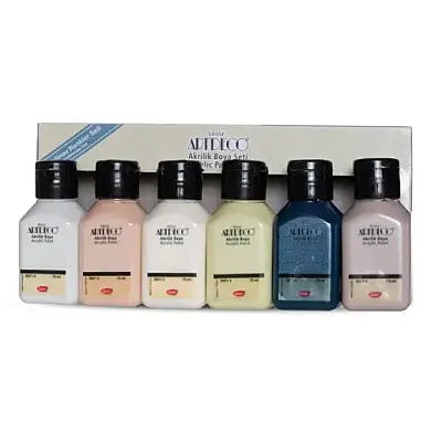 Artdeco Akrilik Boya 75 ml İskandinav Renkler 6 Lı - Artdeco (1)