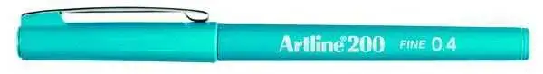 Artline 200 Fineliner 0.4 Keçe Uçlu Yazı Kalemi Gök Mavi - 1