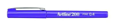 Artline 200 Fineliner 0.4 Keçe Uçlu Yazı Kalemi Mor - 1