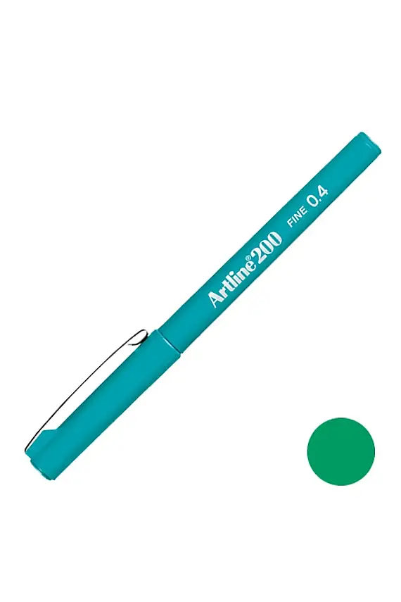 Artline 200 Fineliner 0.4 Keçe Uçlu Yazı Kalemi Turkuaz - 1