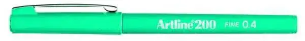 Artline 200 Fineliner 0.4 Keçe Uçlu Yazı Kalemi Turkuaz - 1