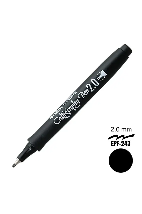 Artline Kaligrafi Kalemi 2.0 mm Arabic Siyah - 1