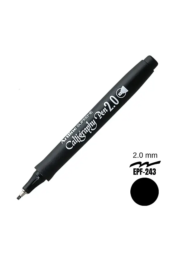 Artline Supreme Kaligrafi Kalemi 2.0 Siyah - 1